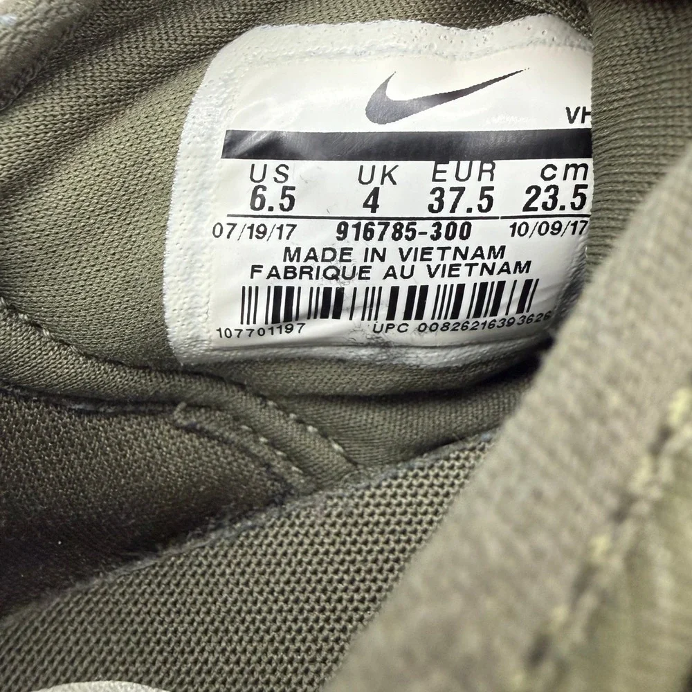 Nike Air Max Dark Green Sneakers Shoes Women Size 6.5